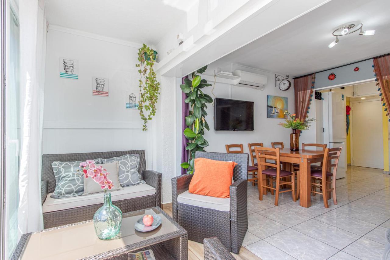 Sand1-Apartamento En La Playa, Centrico, Parking Y Clima Apartment โรเซส ภายนอก รูปภาพ