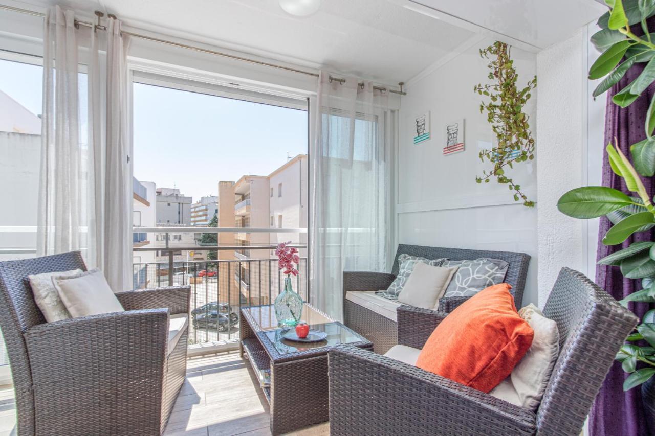 Sand1-Apartamento En La Playa, Centrico, Parking Y Clima Apartment โรเซส ภายนอก รูปภาพ